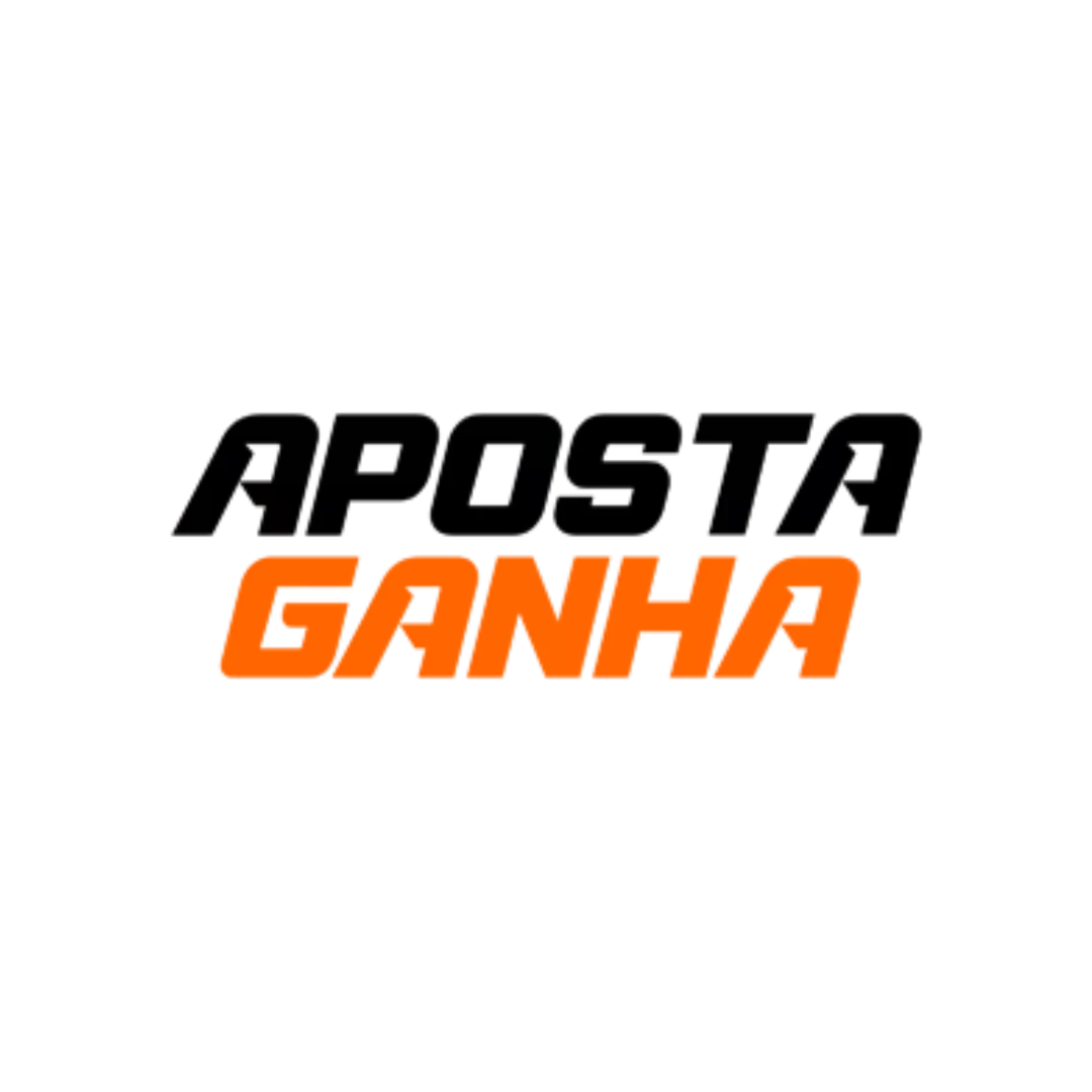 Logo da empresa Aposta Ganha, interativa ao passar o mouse por cima ela aumenta de tamanho